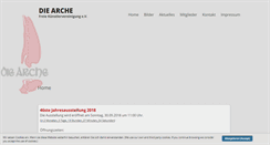 Desktop Screenshot of kuenstlerarche.de